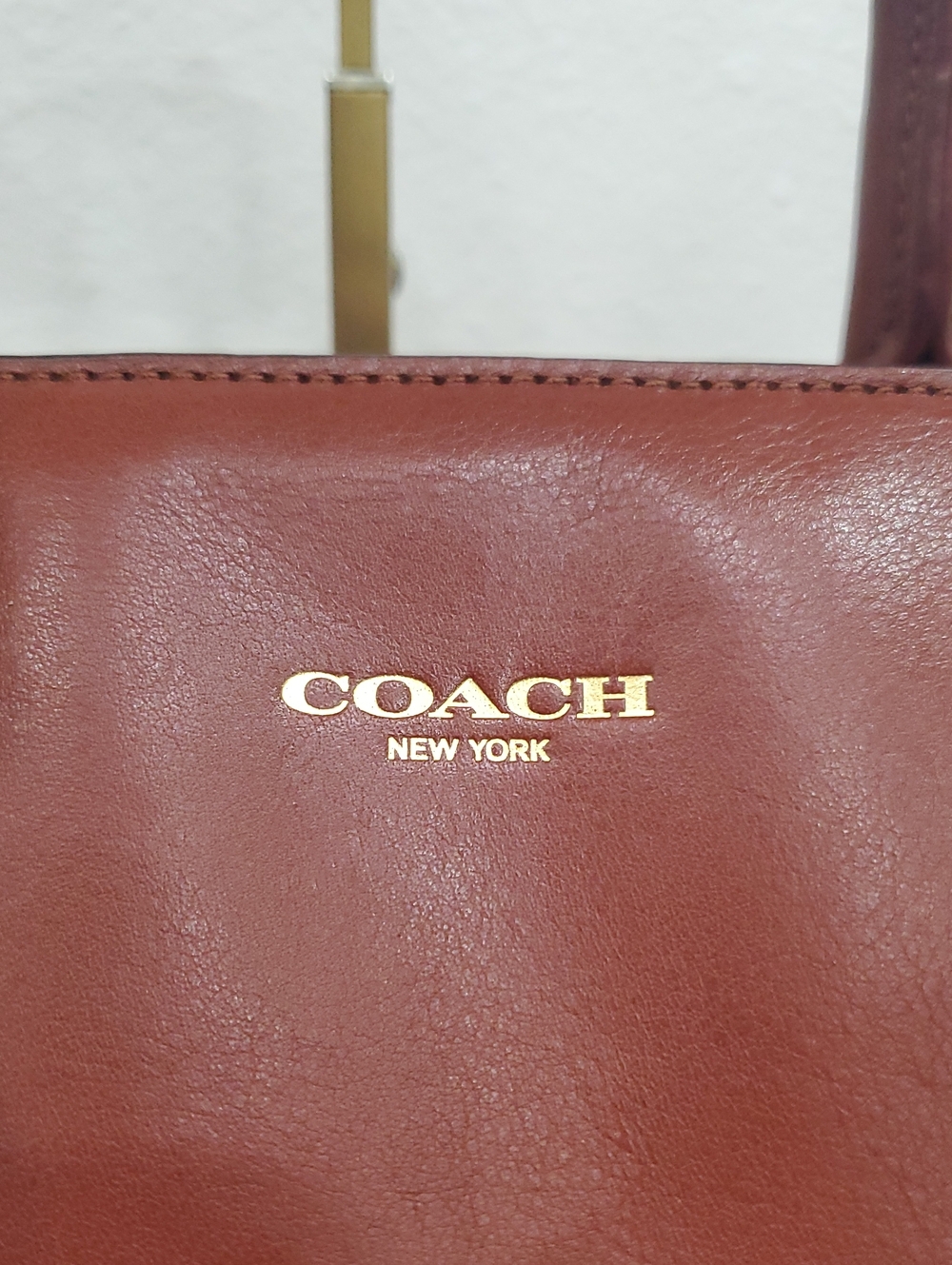 Coach Legacy Candace Large Brown Leather Carryall Handbag🤎💛 - Picture 8 of 16